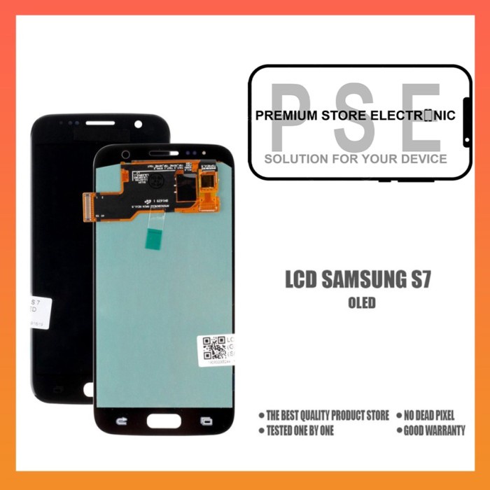 LCD Samsung S7 Flat G930 ORED Fullset Touchscreen Garansi 1 Bulan