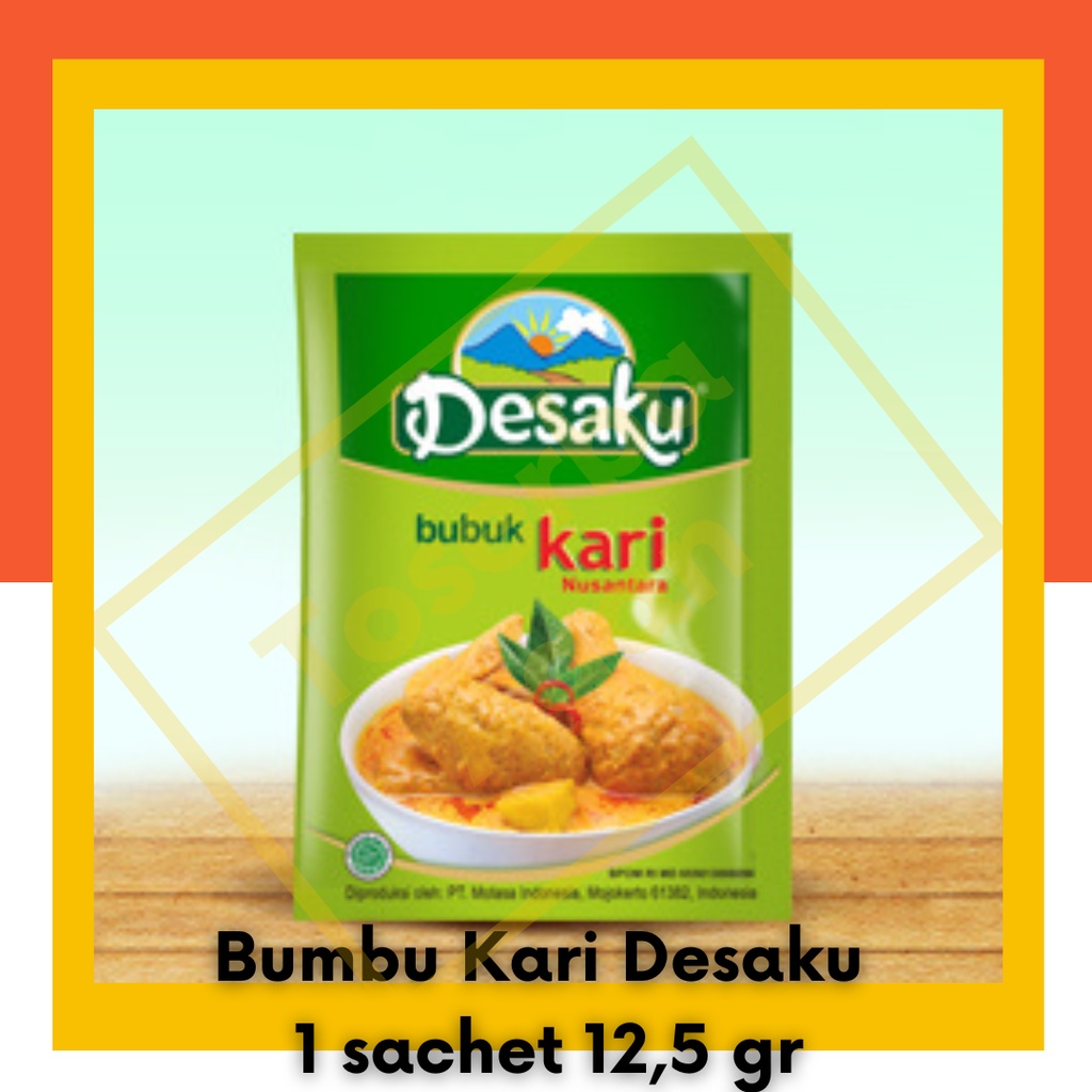 Desaku Bumbu Kari Bubuk Instant Ayam Tahu Telur 1 sachet