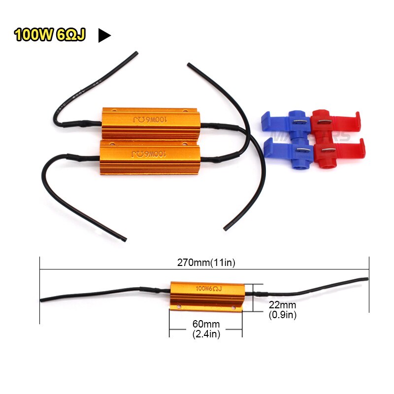 4 PCS Lampu Sein Led KEDIP NORMA RESISTOR Sein 50W 6 ohm