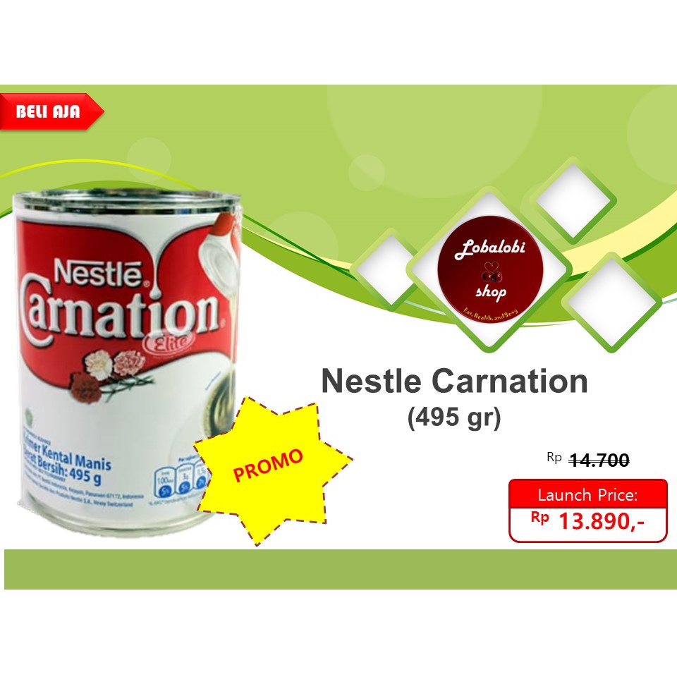 

Nestle Carnation - Krimer Kental Manis 495 gr