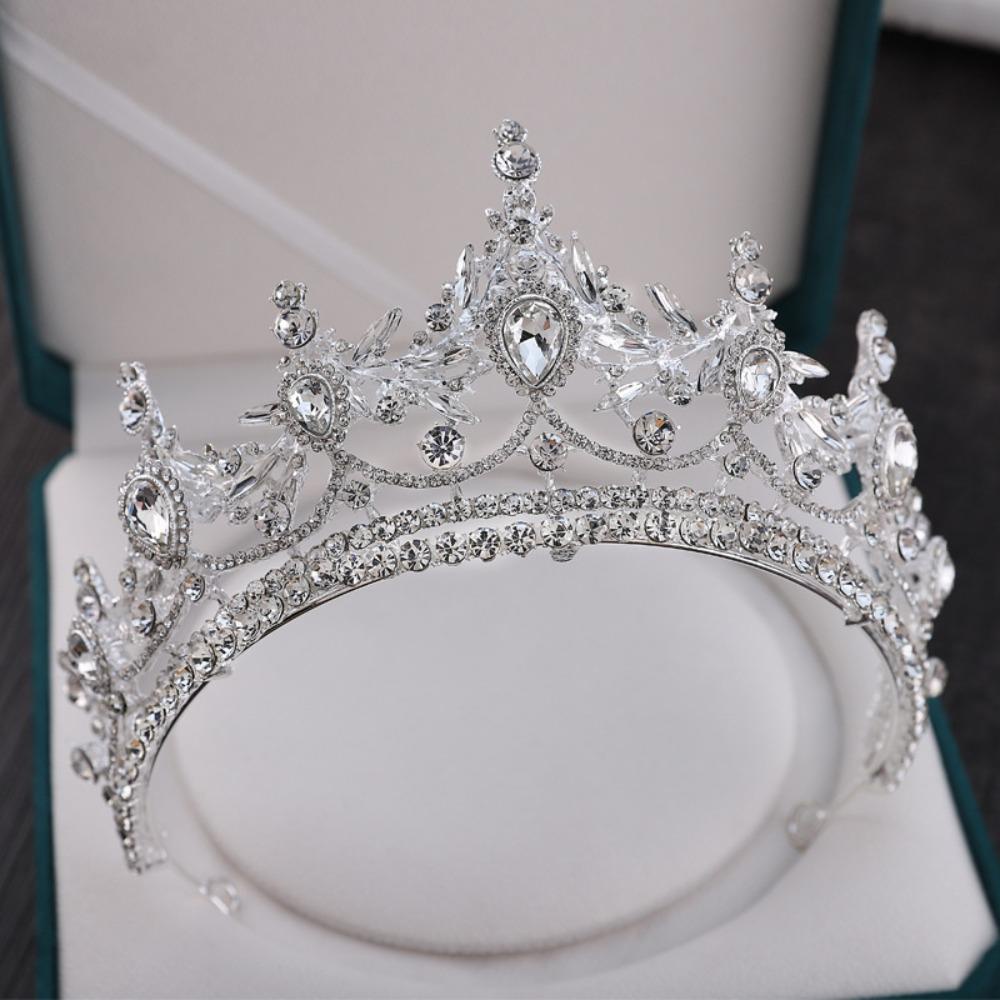 NEEDWAY Needway Tiara Berlian Elegan Prom Cantik Hiasan Kepala Bando Rambut Hoop Untuk Wanita zinc alloy Gaya Korea Tiaras