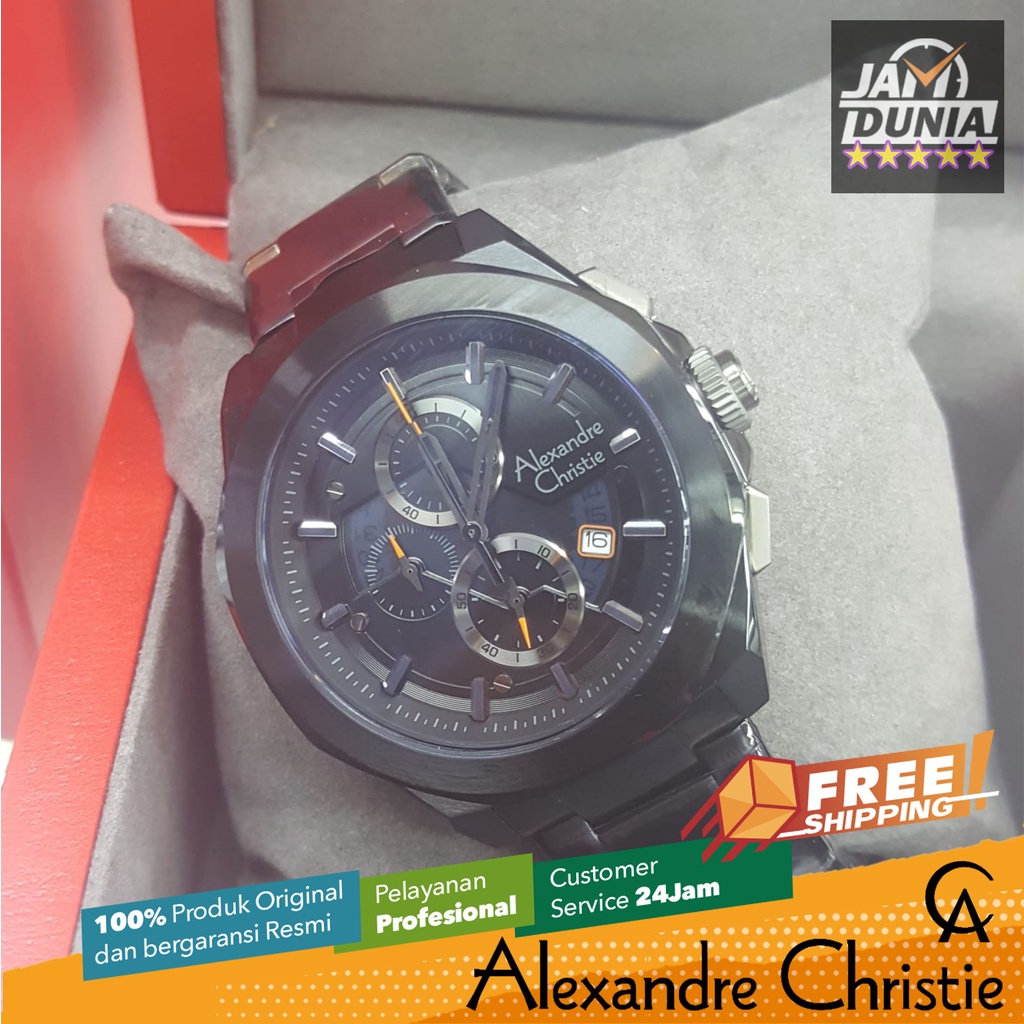 JAM TANGAN ALEXANDRE CHRISTIE PRIA ORIGINAL 6645 M3 AC6645MC JAM ALEXANDER CHRISTIE PRIA CT ST
