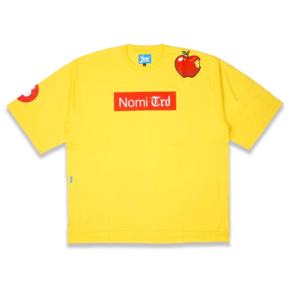 Nomi - T-shirt Oversize - Fashion Wanita - Apple - Yellow