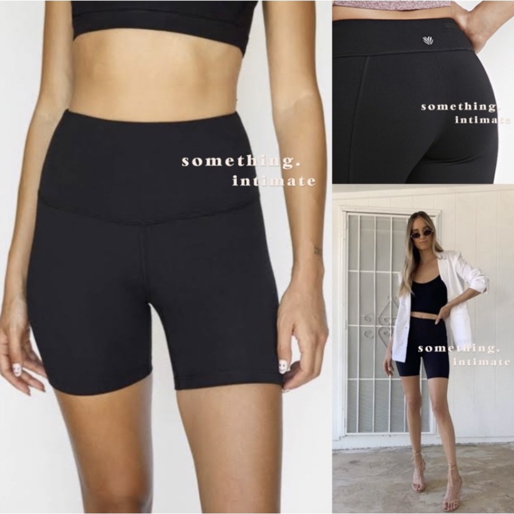 Forever 21 High Rise Yoga Shorts F21 HW Biker Short Gym Celana Highwaist Legging Pendek Highwaisted