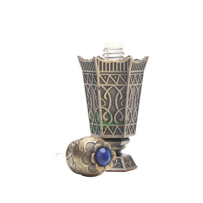 Botol Parfum Kecil Antik Dengan Stick Kaca - Desain Bukhur Arabian Vas 28