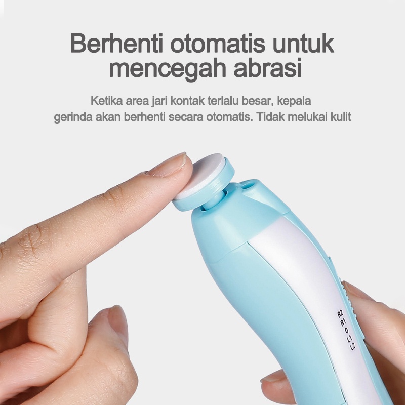 Momi Homi Baby Set Nail Trimmer/Gunting kuku Bayi 01 Elektrik 6 in 1 Menicure Pedicure B171