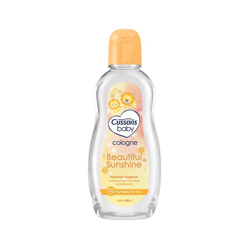 Cussons Baby Cologne 100ml Cheerful Smile/Happy Fresh/Soft Touch/Sparkling Joy/Lovely Kiss/Beautiful Sunshine Minyak Wangi Baby Harum Buah Segar | Parfum Bayi | Cusson Cologne | Aroma Terapi Bayi