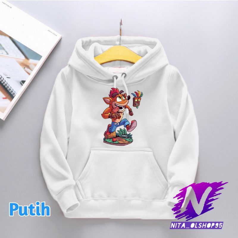 crash bandicot hoodie anak ctr crash bandicoot