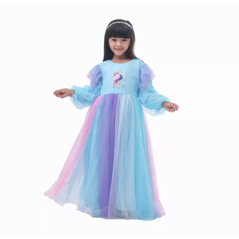 GAUN PESTA ANAK / DRESS PRINCESS / BAJU PESTA ULANG TAHUN