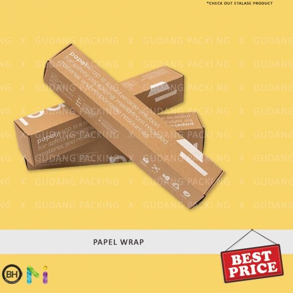 

PAPELPACK - Papel Wrap / Ecofriendly Bubble Wrap / Bubble Wrap Kertas - Short 45 x 60cm, 10 sheets