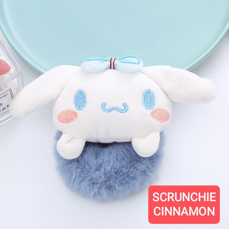 BAJUKIDDIE SCRUNCHIE SANRIO AKSESORIS FASHION KARET RAMBUT KAWAII LUCU KOREA IMPORT