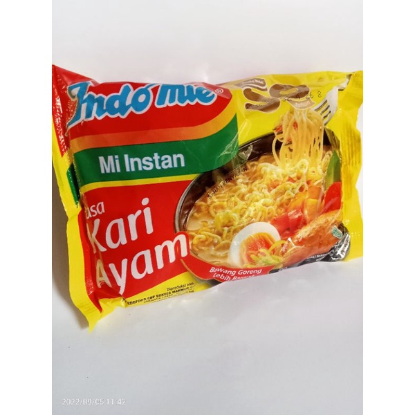 

Indomie mi rebus instan rasa kari ayam 72 gram