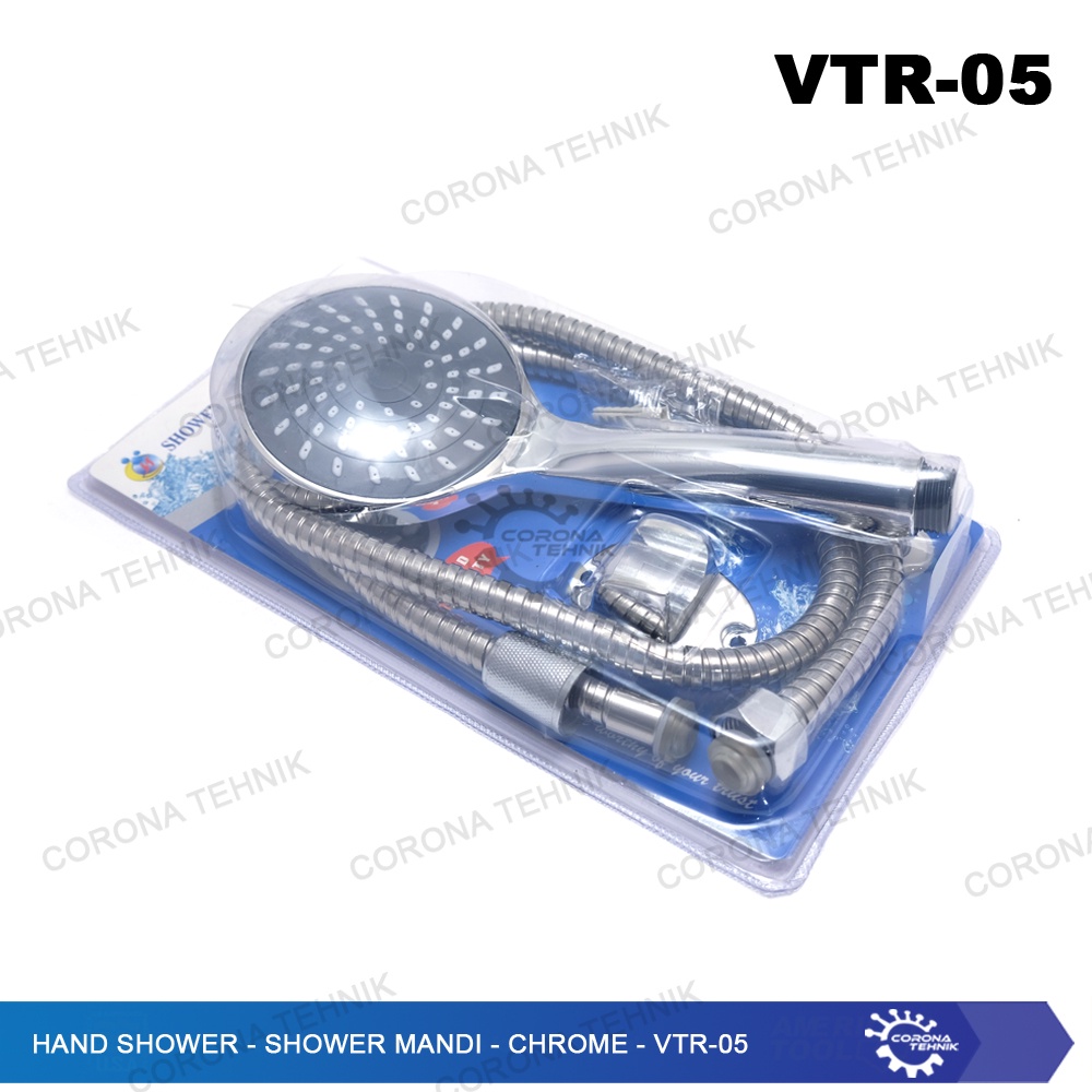 VTR-05 - Hand Shower - Shower Mandi - Chrome