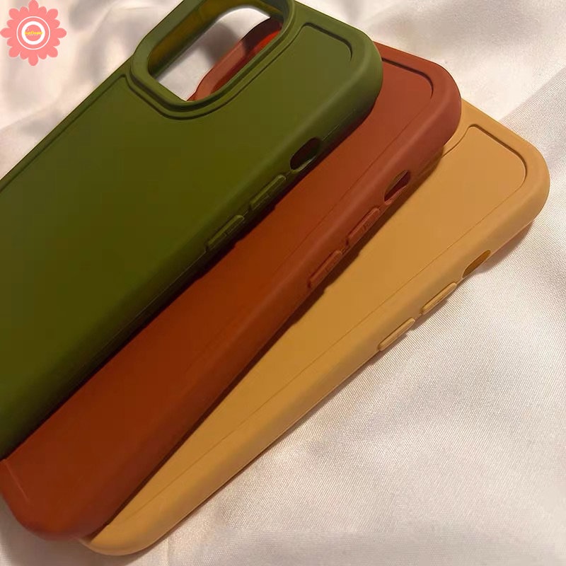 Soft Case Matte Warna Permen Macaron Untuk iPhone 11 XR 7plus 8plus 14 13 11 12 Pro MAX X XS MAX 7 8 Plus