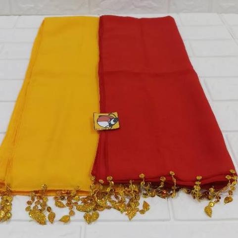 [ BAYAR DITEMPAT ] Sampur Tari 2,1 Meter Anak SD / Selendang Tari Gombyok Payet / Sampur selendang t