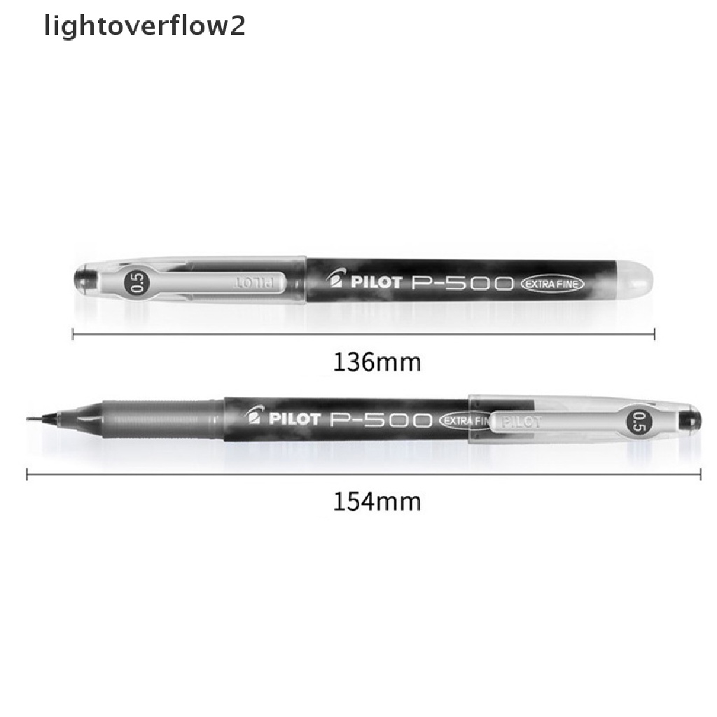 (lightoverflow2) Pilot P500 / P700 Pulpen Gel 0.5 / 0.7mm Untuk Pelajar