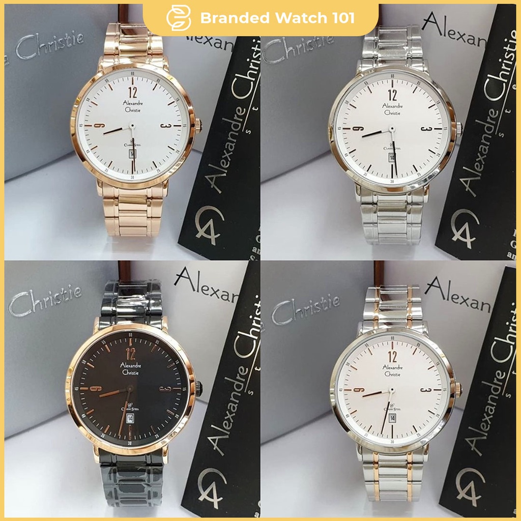 ORIGINAL Jam Tangan Pria Alexandre Christie AC 8499 / AC8499 Garansi 1 Tahun