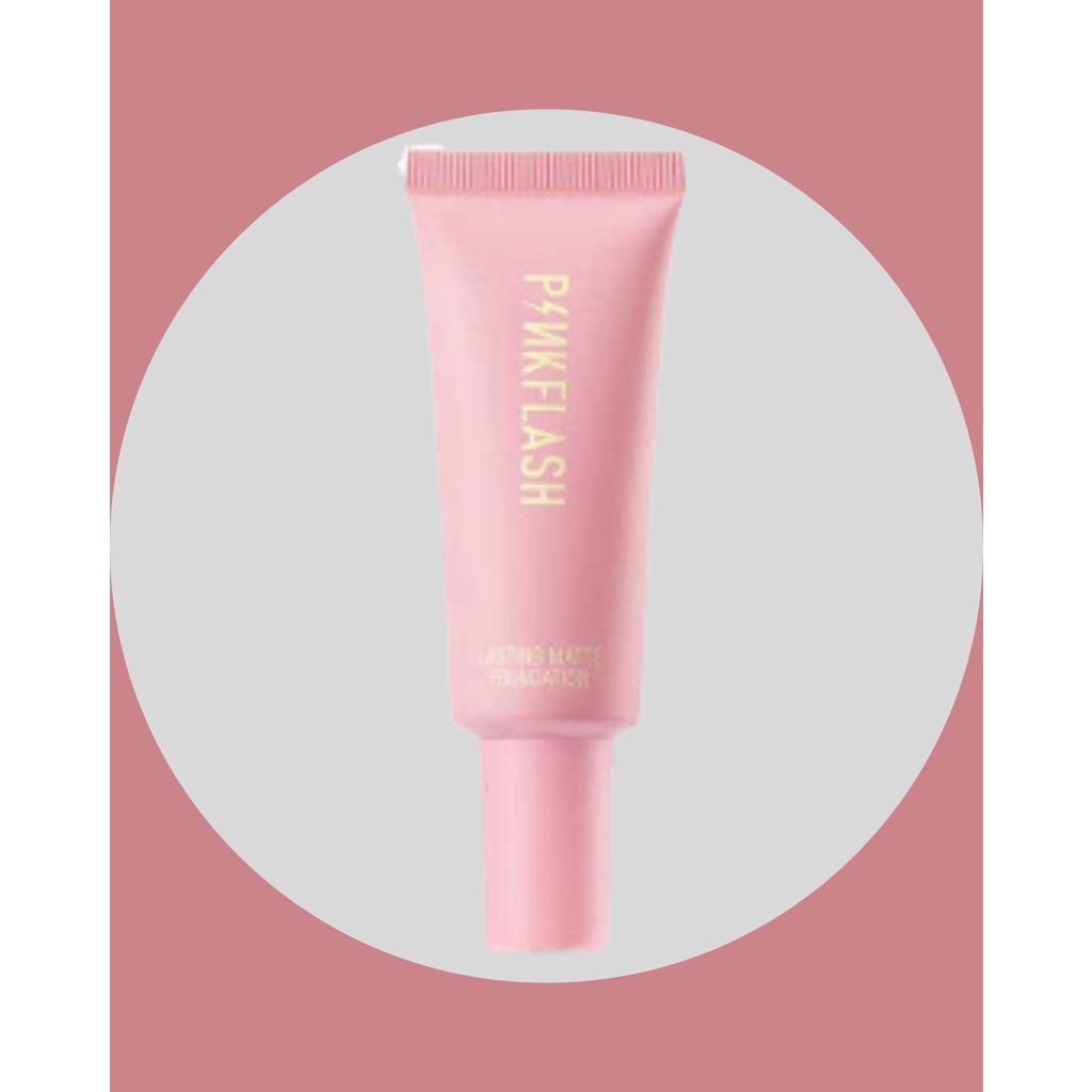 PINKFLASH Lasting Matte Foundation | Pink Flash OhMySelf Lightweight Oil-control BPOM PF-F03 BPOM