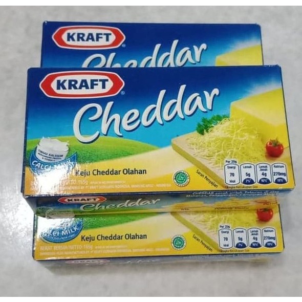 

KRAFT CHEDDAR / KEJU - 165GR