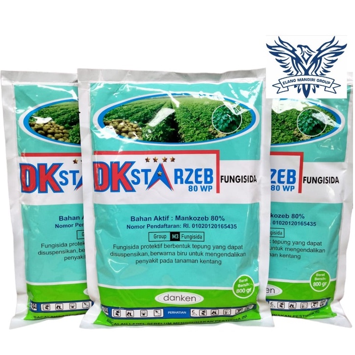 Fungisida DK Starzeb 80WP 800gram Mancozeb 80% DK STARzeb Danken