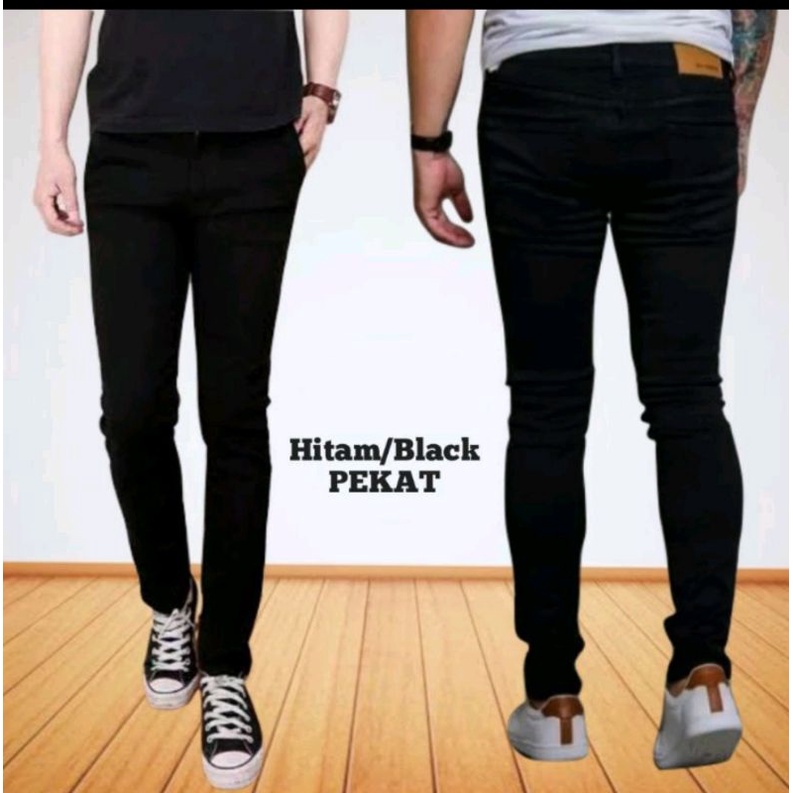 Celana jeans panjang pria slimfit murah
