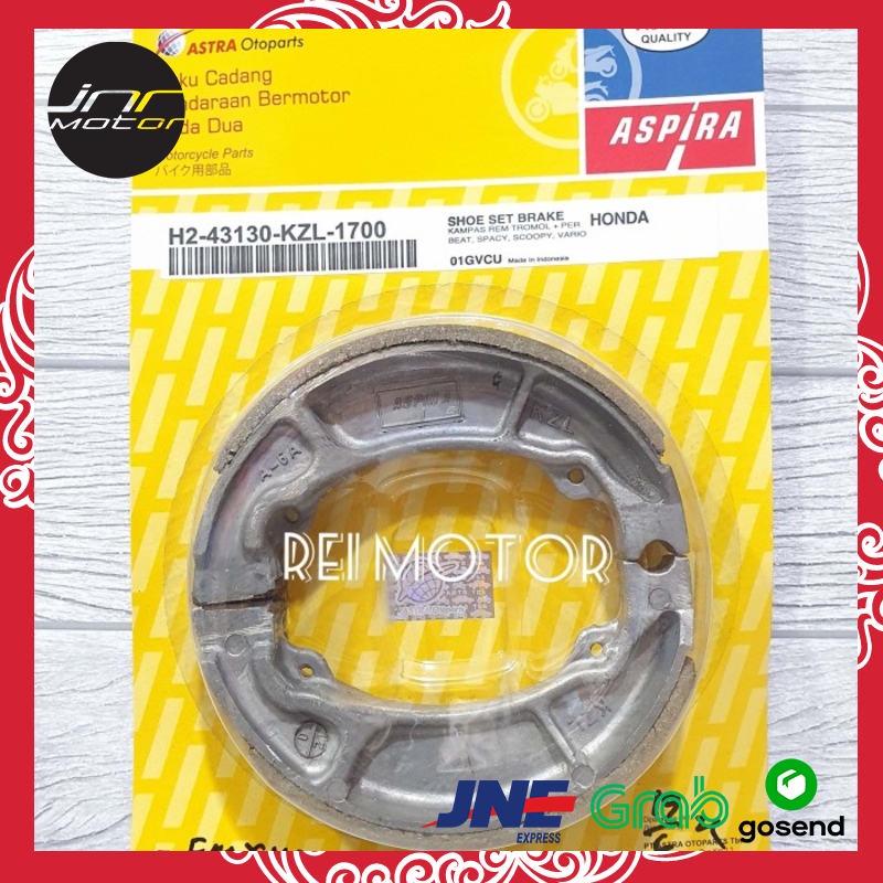 KAMPAS REM BELAKANG VARIO BEAT 110 FI 125 SCOOPY ORI ASLI ASPIRA