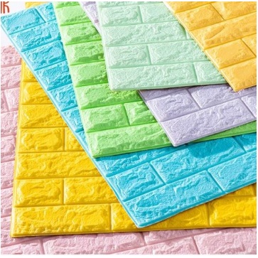 Wallpaper 3D Foam Brick Batu Bata Waterproof 38cm x 77cm HomeLiving