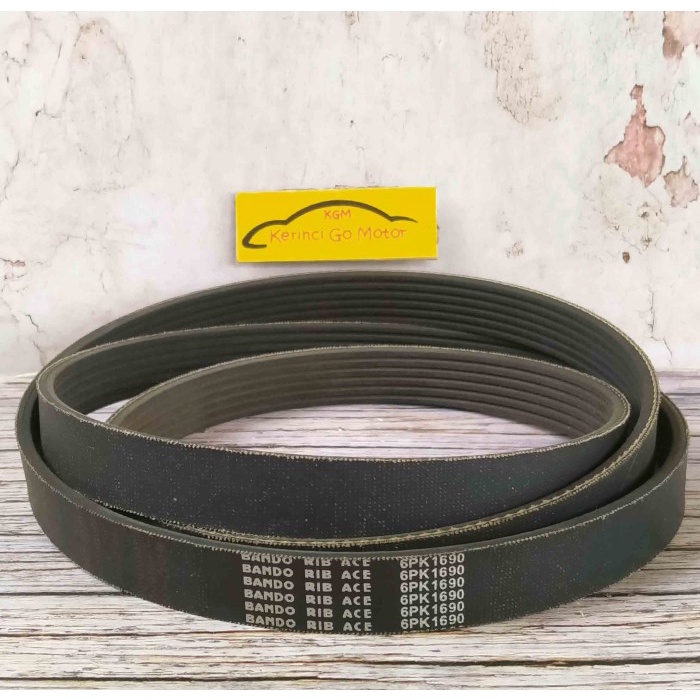 BANDO VAN BELT 6PK 1690 RIB BELT TALI KIPAS 6PK-1690 FAN BELT ALUR