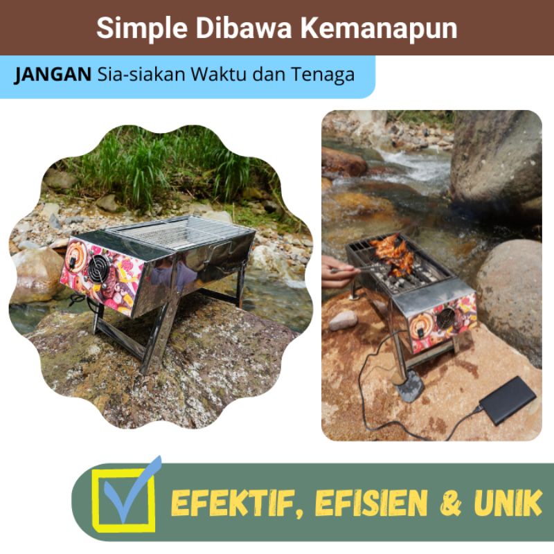 Panggangan KIPAS ELEKTRIK / Panggangan BBQ / Panggangan SOSIS / Panggangan SATE / Panggangan Kompor 