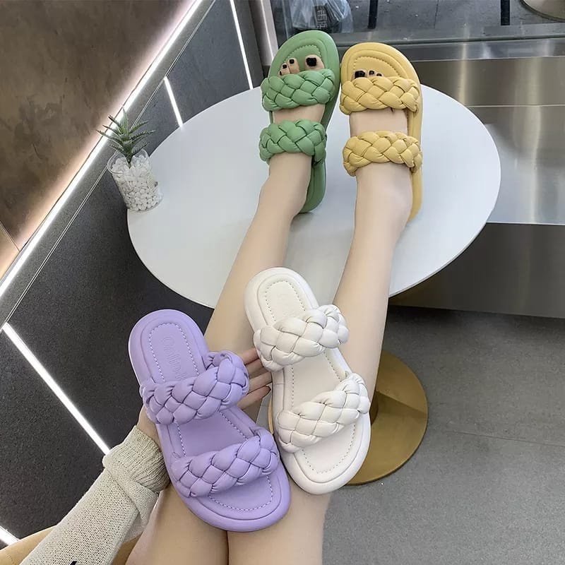 Sandal Slop Wanita Kepang Ban2 AMC 62