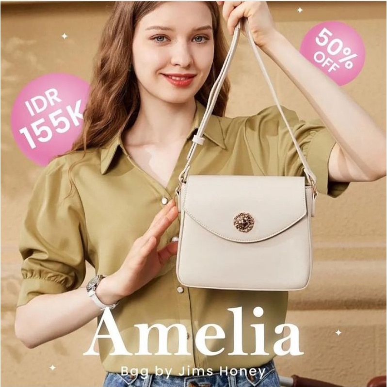jimshoney tas wanita amelia bag free box