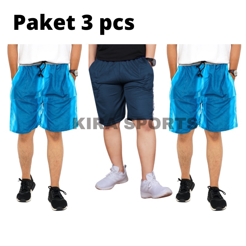 Celana Pendek Pria Olahraga Sporty Dewasa Santai Kolor Selutut GKS041