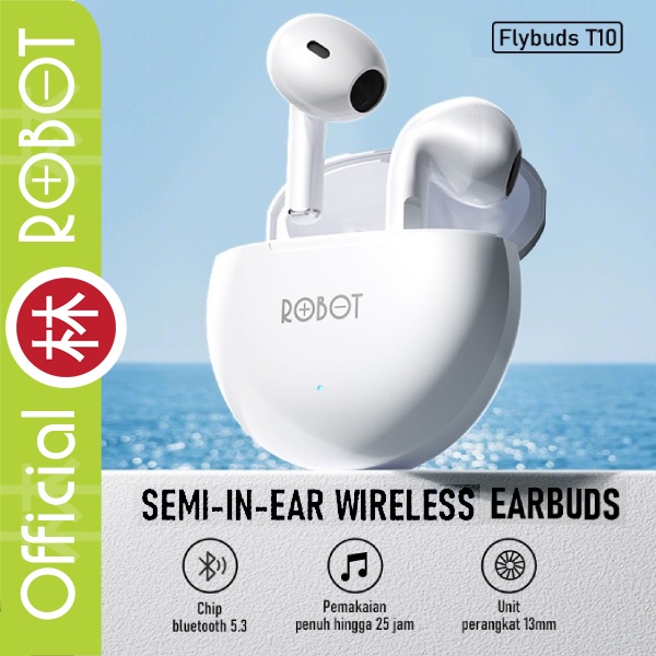 ROBOT Flybuds T10 TWS Earbuds Semi In Ear Earphone New T20 T30 T50