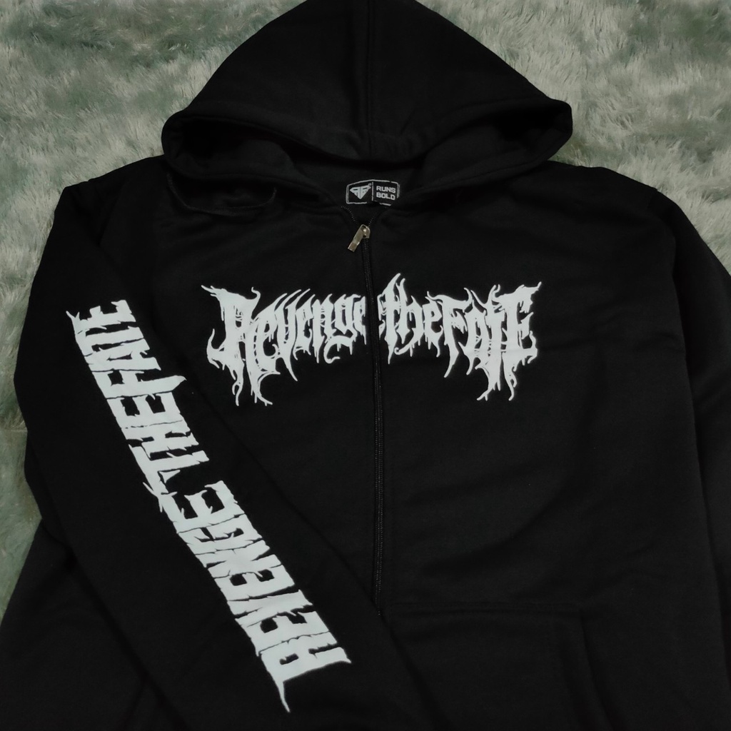 SASUKE.id / JAKET SWEATER HOODIE Premium REVENGE THE FEAT - SWEATER ZIPPER TENGKORAK PRIA TERBARU