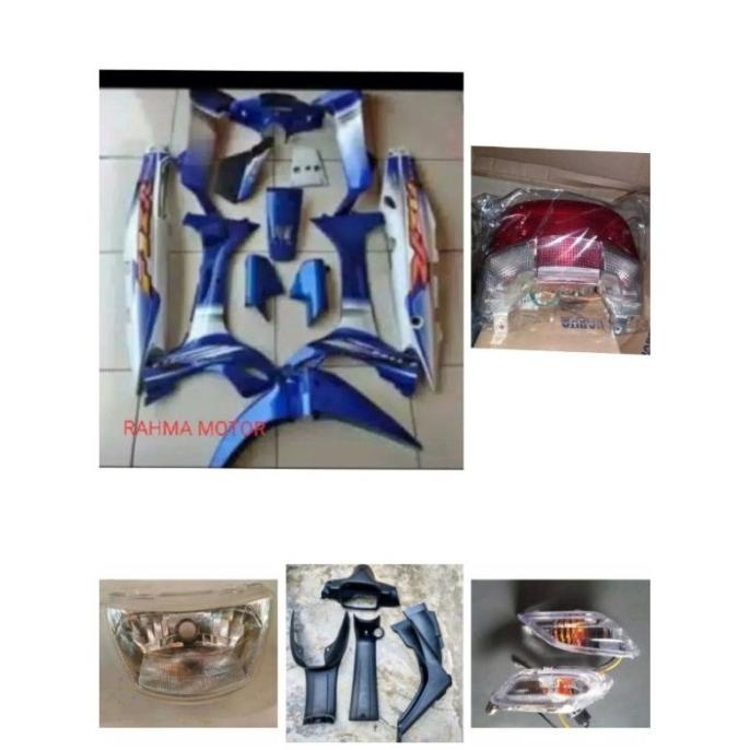 Full set body fiz r atau vega lama oren hitam baru