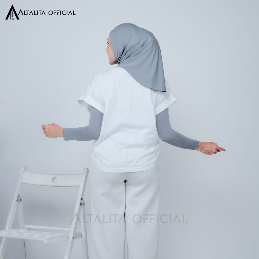 Altalita - Mangset Tangan Wanita Lengan Panjang Polos | Handshock Muslimah Tanpa Lubang Jempol | Manset Tangan Lengan Panjang Wanita Muslimah Bahan Jersey Premium