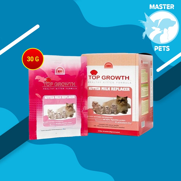 Top Growth Kitten Cat Milk Susu Anak Kucing Sachet 30 Gram