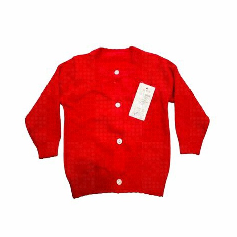 Sweater rajut kancing anak cewek | usia 3-4 tahun
