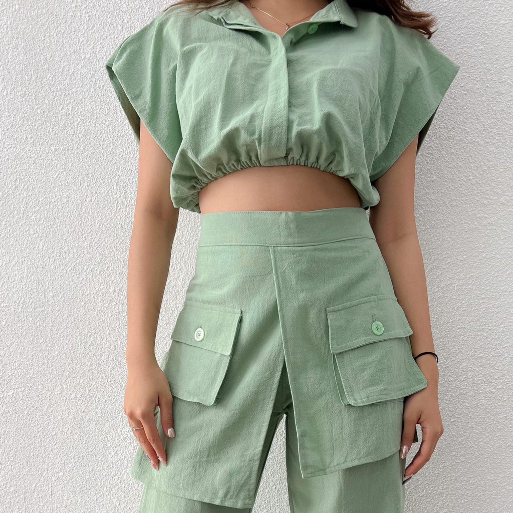 KUNEMO SET / Top Linen / Pant Linen