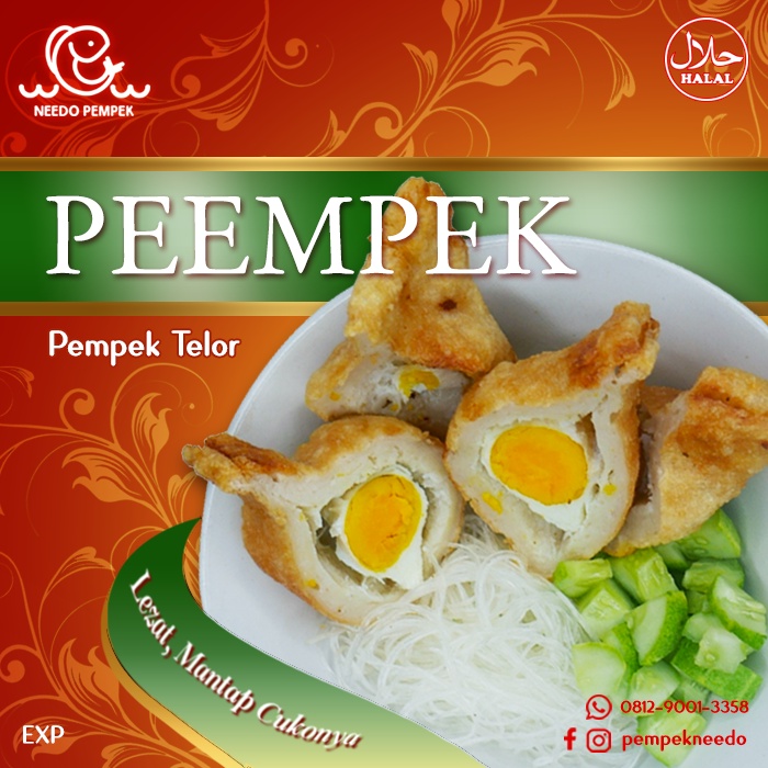 

Pempek Needo - Kapal Selam Besar | Tenggiri Asli isi 5 Pcs