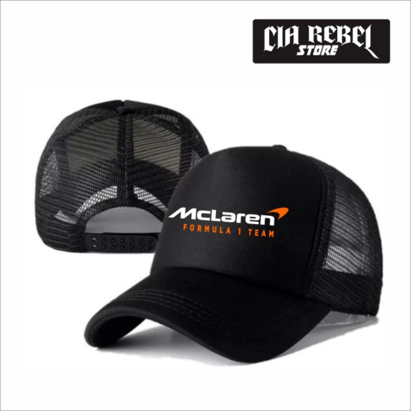 TOPI JARING TRUCKER RACING MCLAREN FORMULA 1 TEAM TOPI BALAP F1 TERLARIS -CIA REBEL