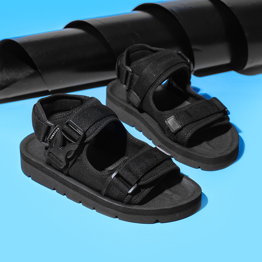 ALMOST FULL BLACK | ManNeedMe x Lvnatica | Sandal Gunung Casual Outdoor Pria ORIGINAL