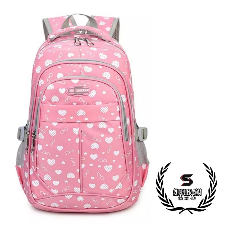 Tas Sekolah Anak Perempuan Sd Smp Sma Backpack Cewek Cowok Ransel Backpack Sekolah Kuliah Ker dengan