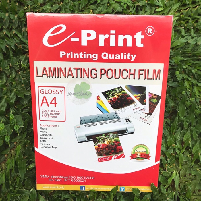 

Exclusive Plastik Laminating Pouch Film A4 100 Mic 100Sh Murah Grosir