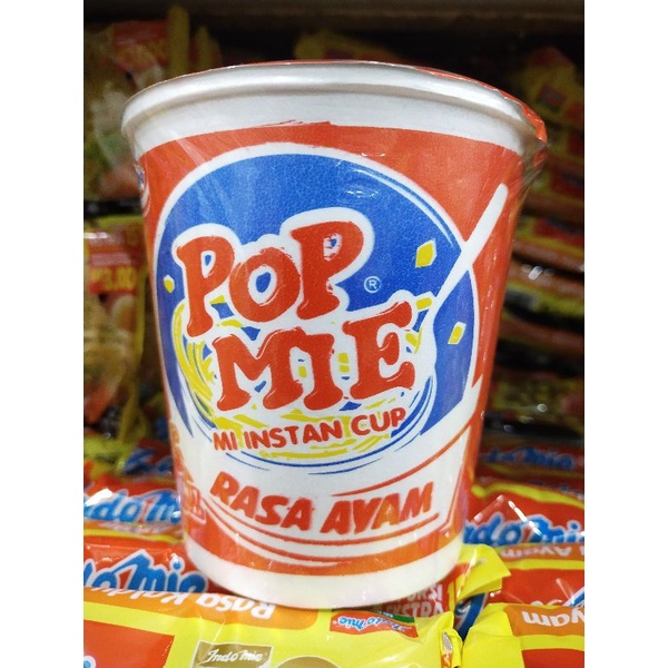 

Indomie Pop Mie Mi Instan Cup rasa ayam