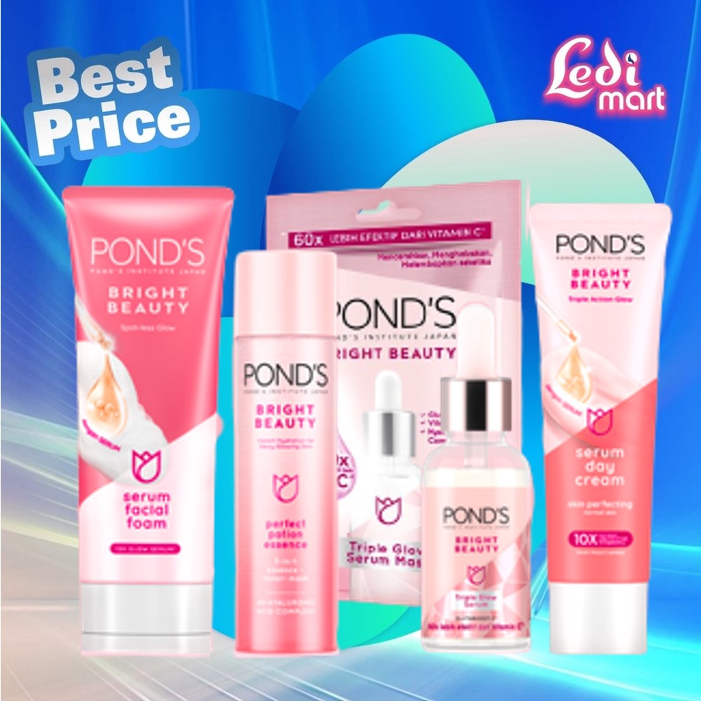 ORIGINAL Ponds SKINCARE Series / Pond's Age Miracle / Pond Clear Solution / Ponds Bright Beauty / Shake &amp; Clean /LEDI MART