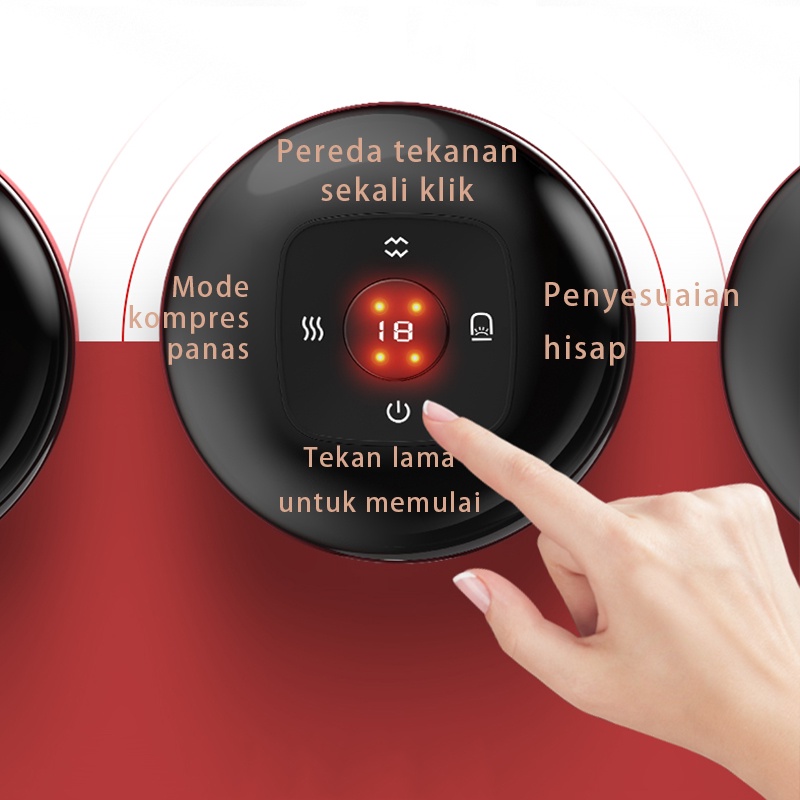 SYH Mall READY STOCK Alat Kerik Elektrik Massager / Alat kerik badan elektrik / Electric Vacuum Cupping Massage/Bekam listrik / Electric Machine Cupping / Perangkat bekam listrik