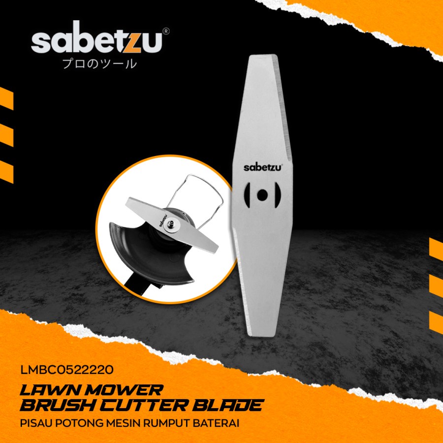 Mata pisau potong rumput cordless baterai sabetzu lawn mower blade model kotak untuk mesin potong ru
