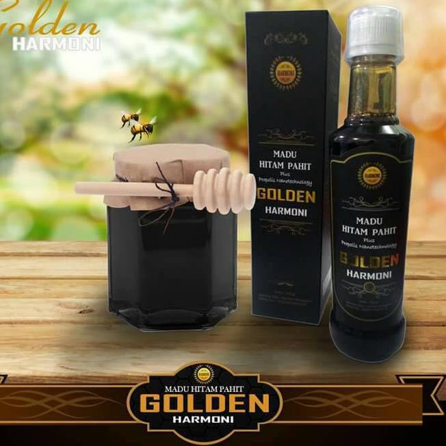 

10.10 Fasion sale Madu Hitam Pahit Golden Harmoni Plus Propolis Nano Obat Diabetes 