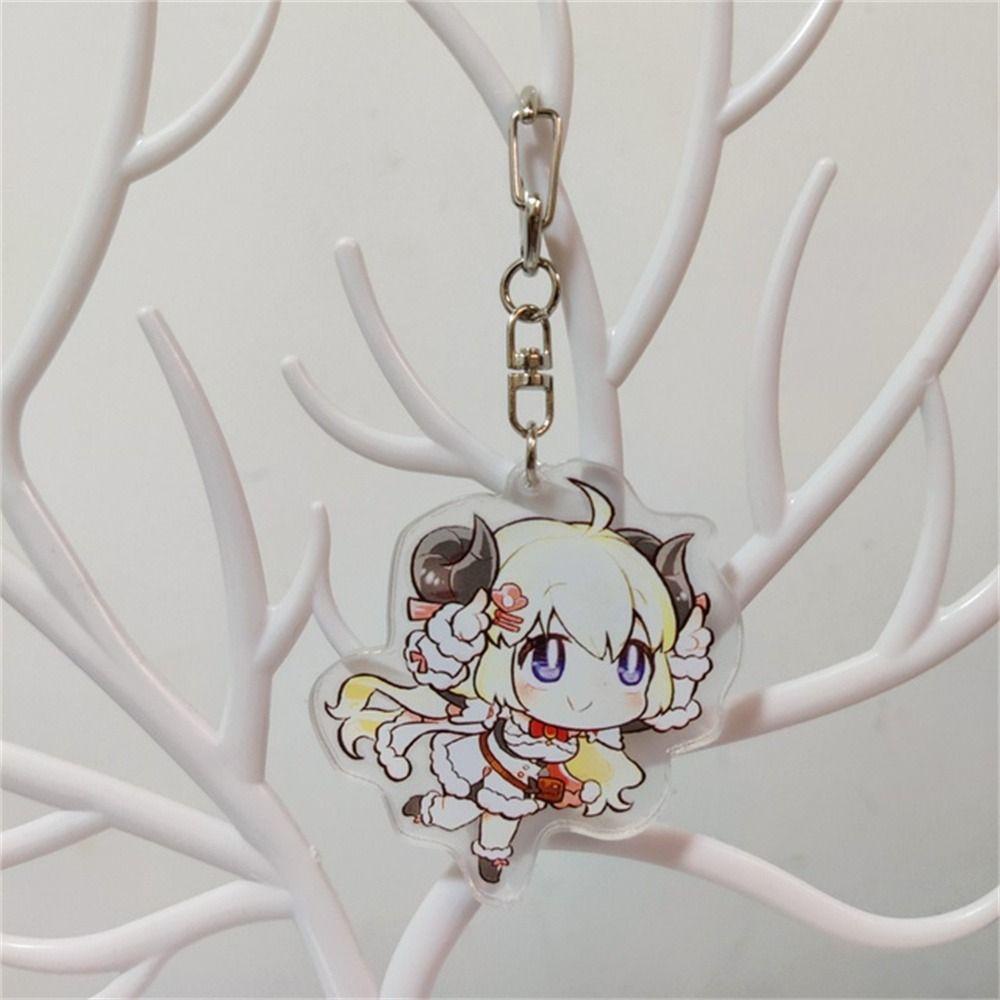 QUINTON Hololive Gantungan Kunci Kawaii Hadiah Mainan Vtuber Murasaki Shion Gawr Gura Cosplay Hololive Keyring